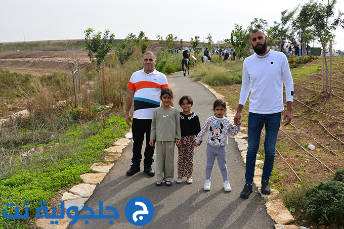 مشاركة واسعة في مسيرة تنزه واكتشف وادي قانا في جلجولية